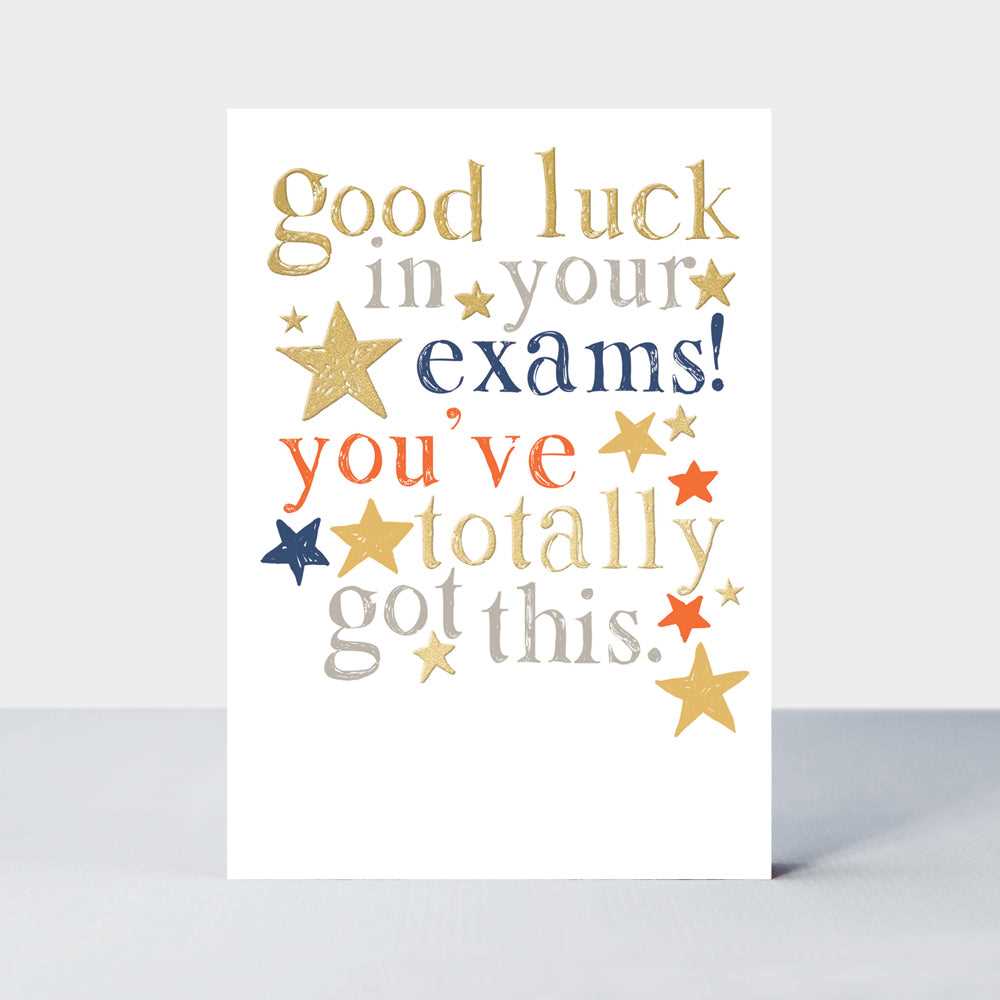 good luck for exam