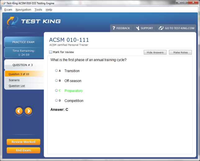 acsm practice exam