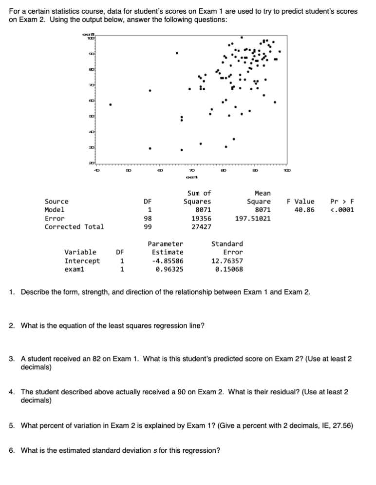 statistics exam 1 answers