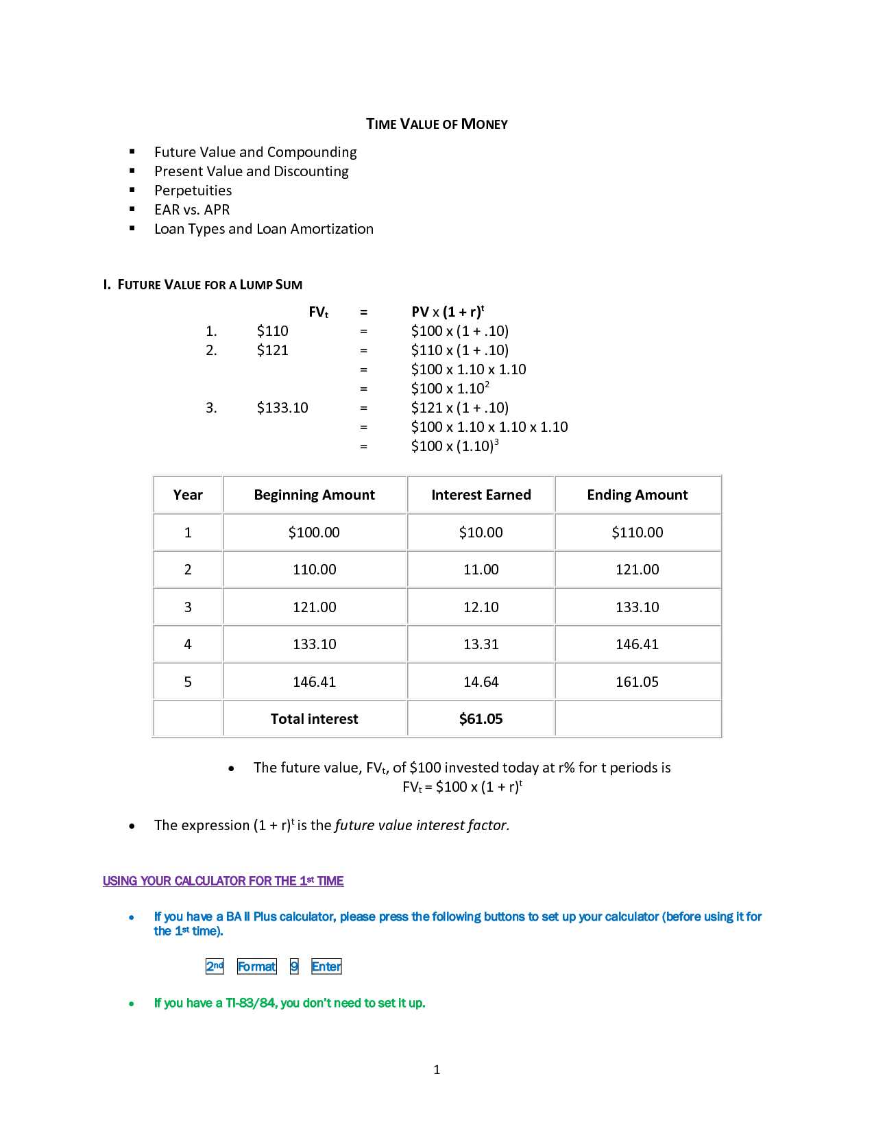 time value of money exam questions and answers