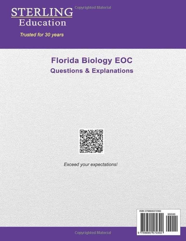 biology 1 eoc practice test answers