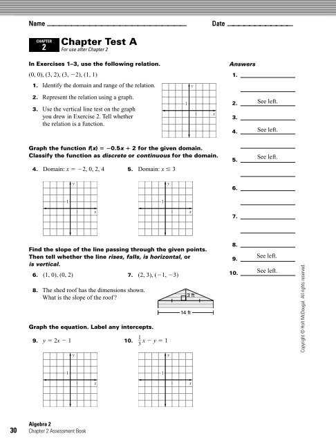 math nation answers algebra 2