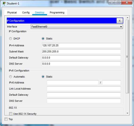 packet tracer configuring initial switch settings answers