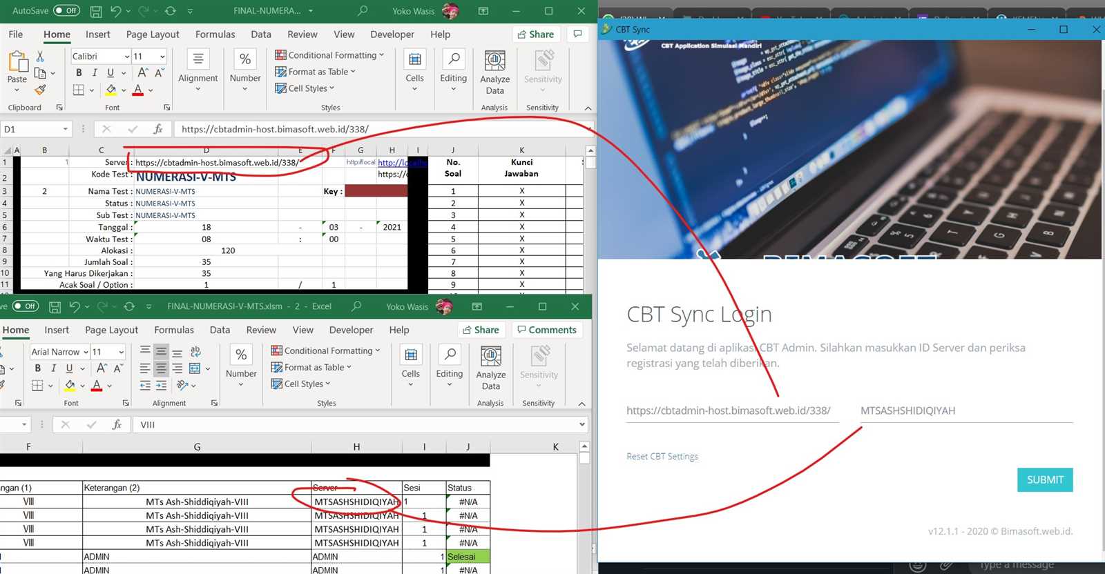 excel chapter 1 simulation exam