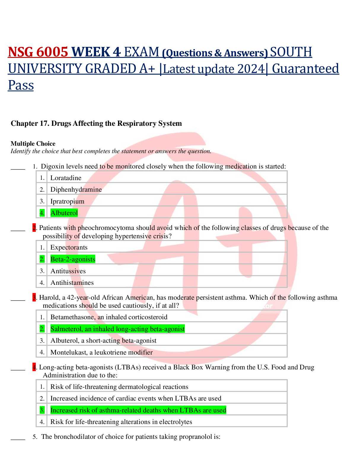 university exam questions and answers