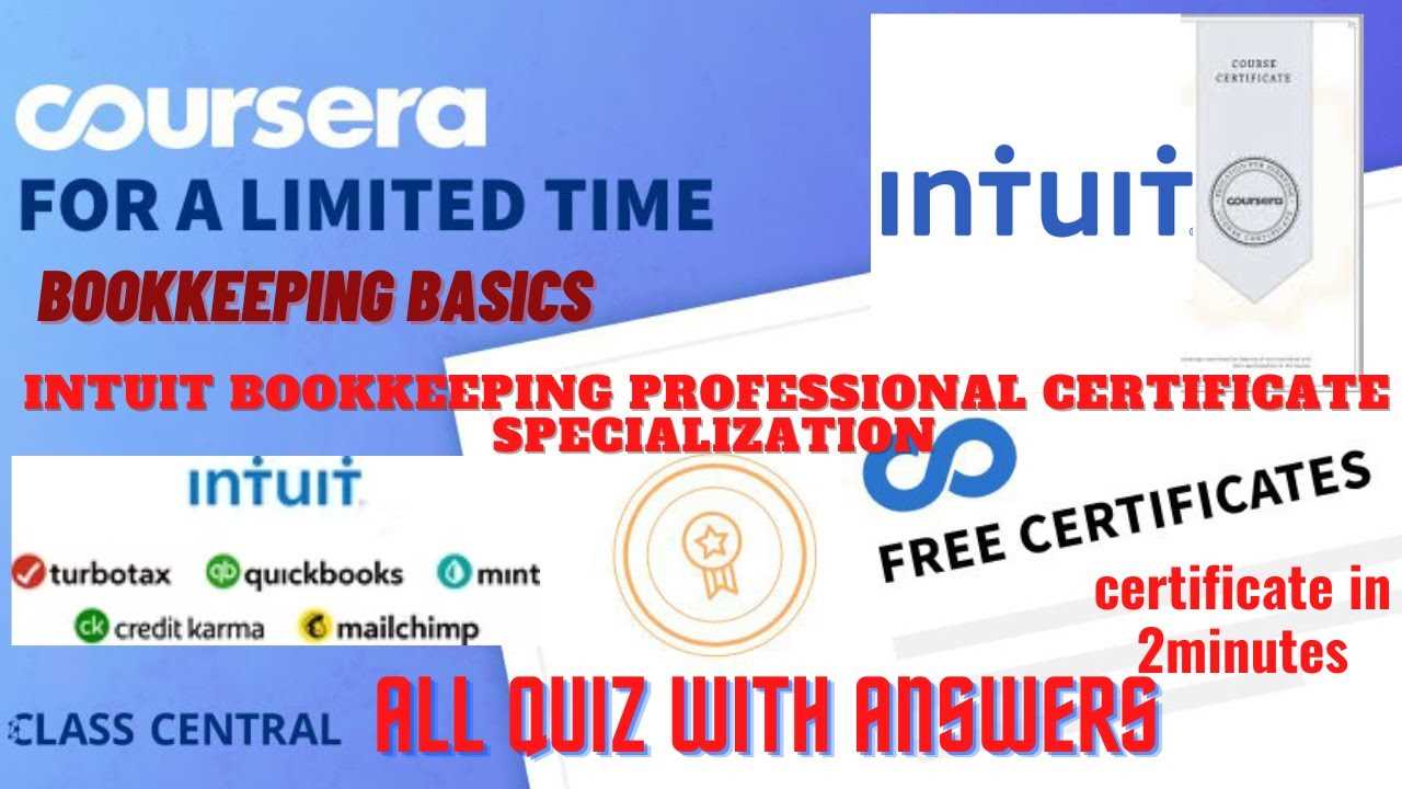 intuit bookkeeping exam answers