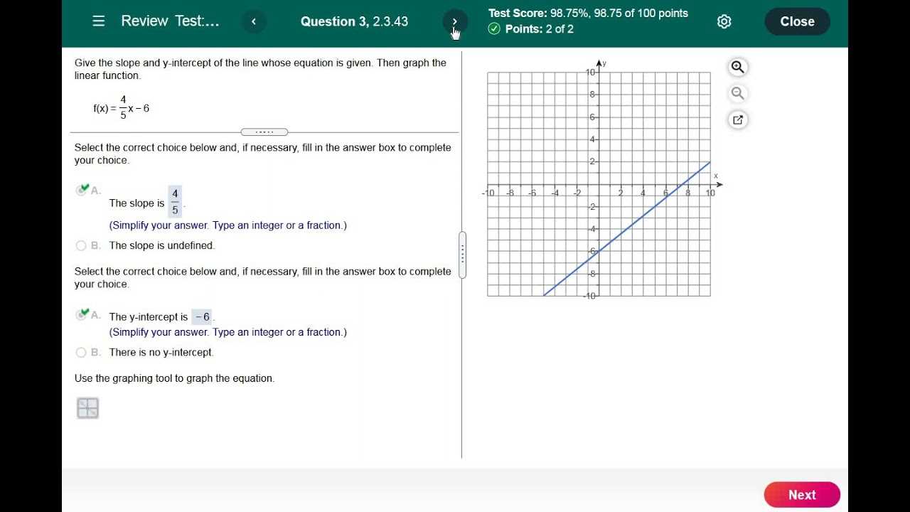 algebra final exam answer key