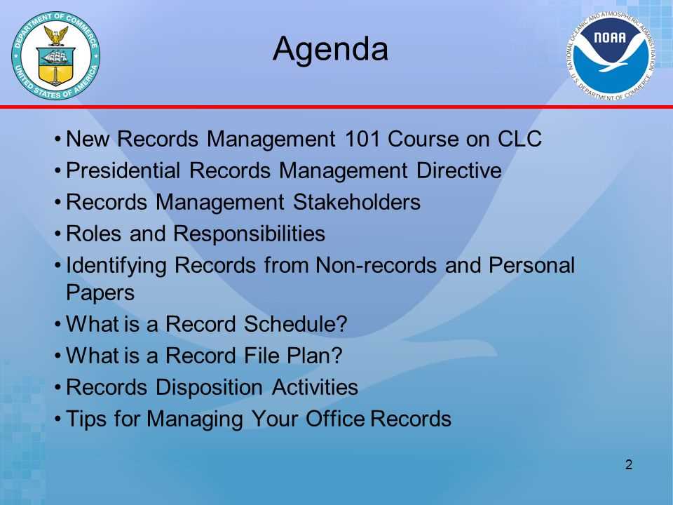 records management 101 course exam answers dhs