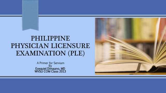 physician licensure exam philippines