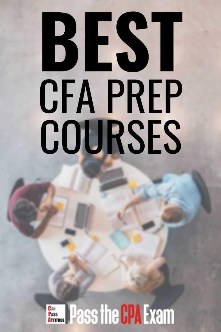 best cfa exam prep