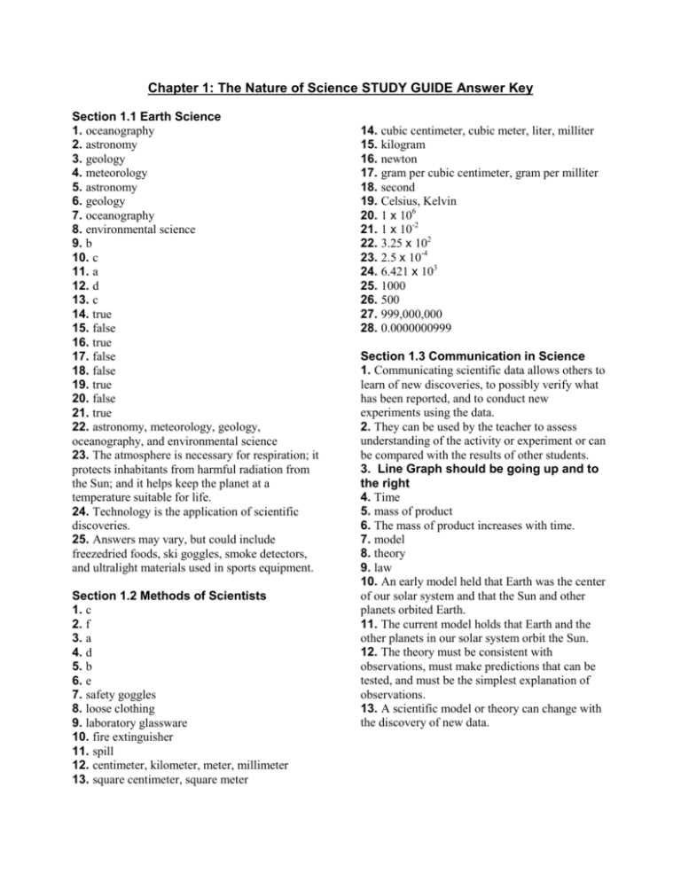 chapter 26 chemistry in the environment study guide answers