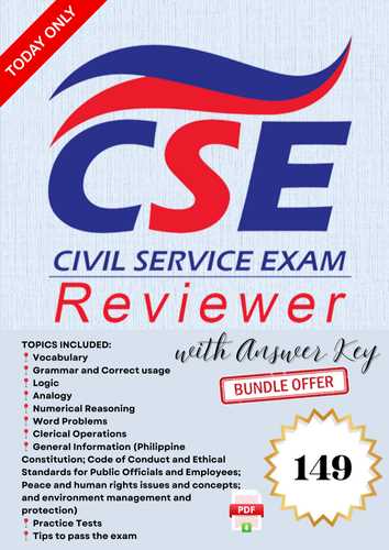 civil service exam questions and answers philippines