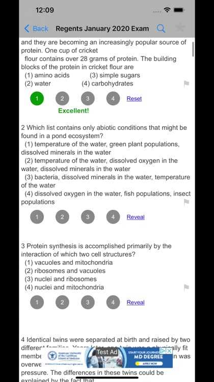 living environment final exam answers