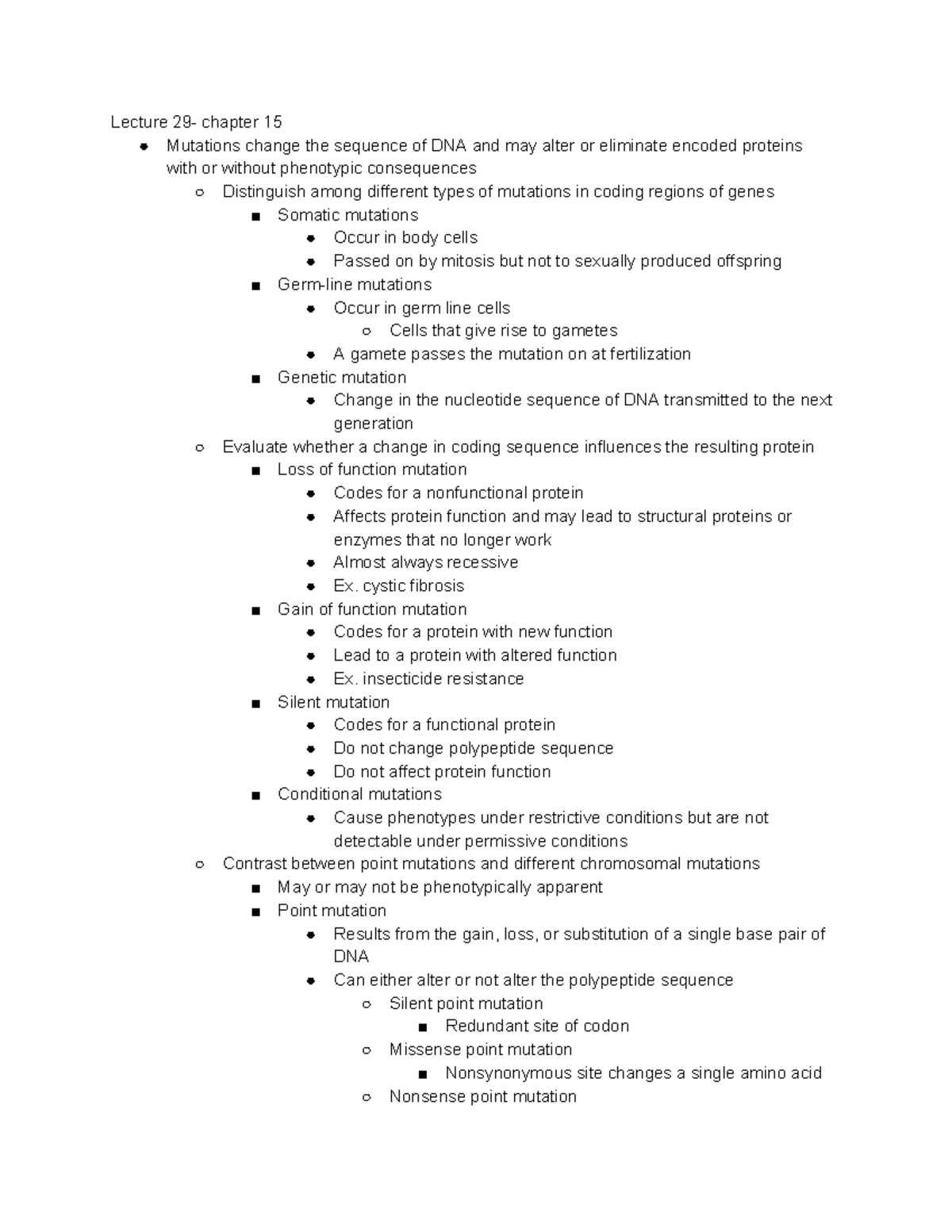 final exam review biology answers