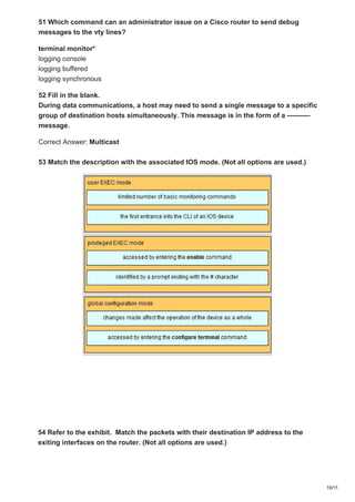 ccna v6 exam answers