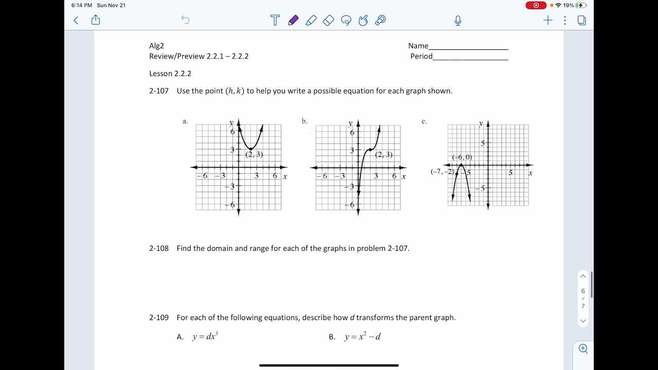 core connections algebra chapter 11 answers