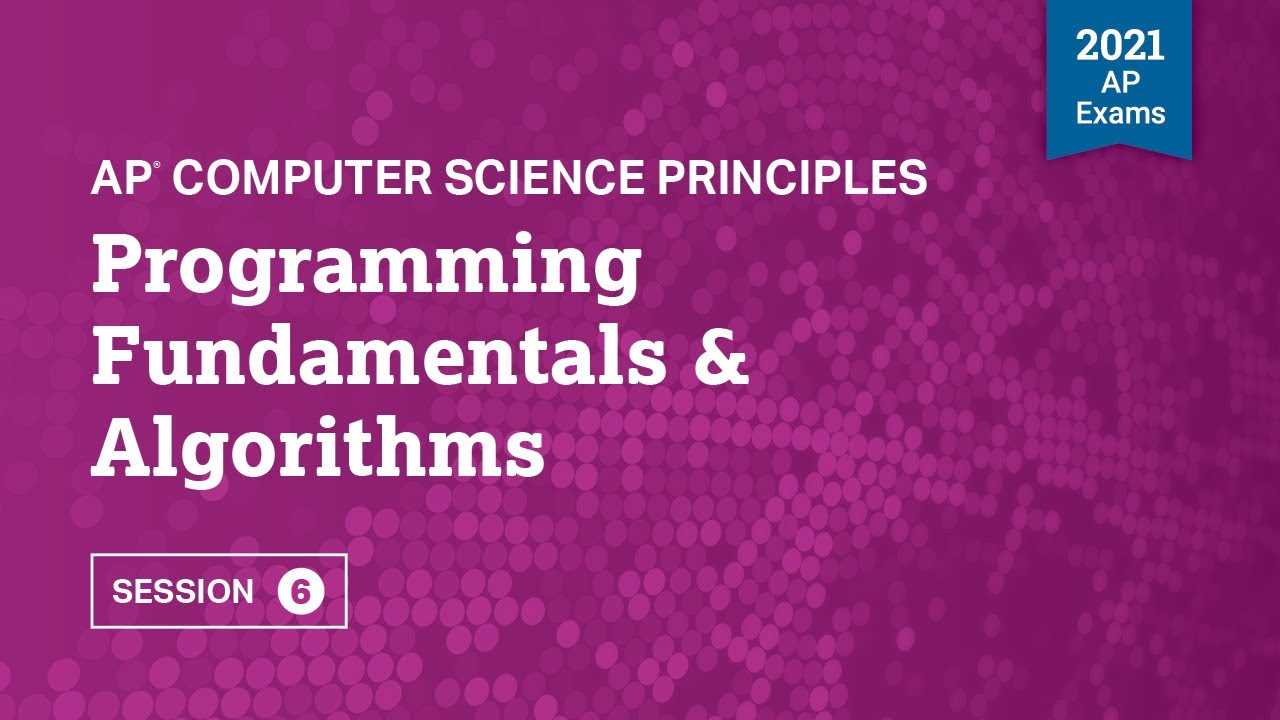 ap computer science principles exam answer key