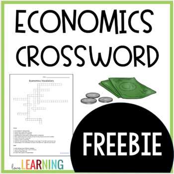 economic crossword puzzle answers