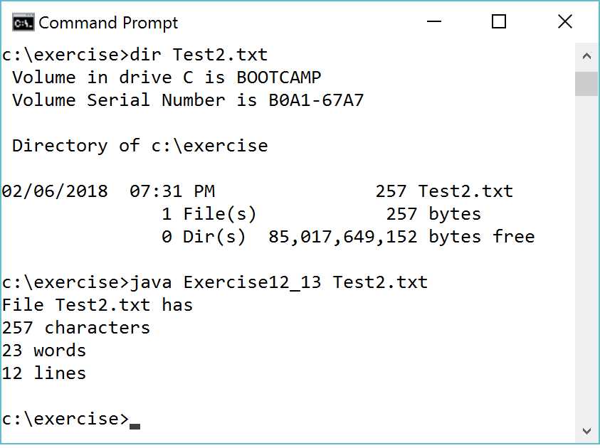 java chapter 6 exercise answers