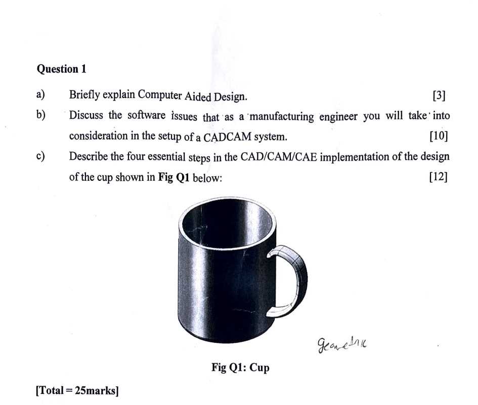 computer aided design exam questions and answers