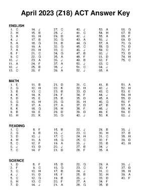 74h act answers