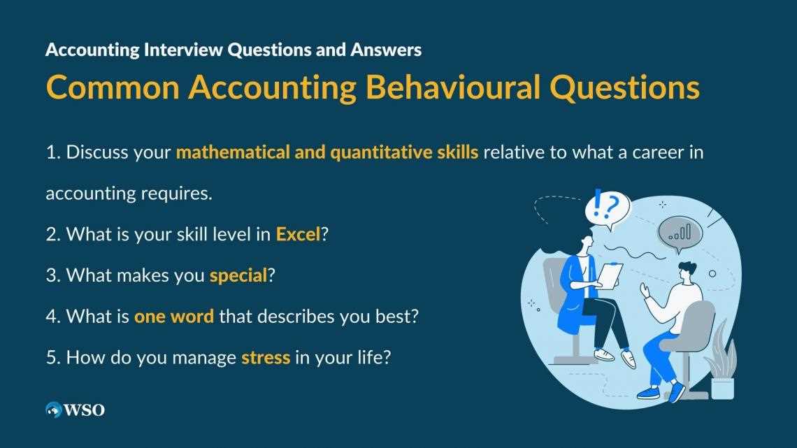 senior accountant interview questions and answers