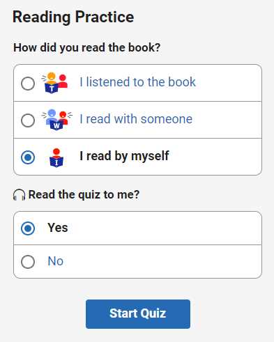 accelerated reader questions and answers