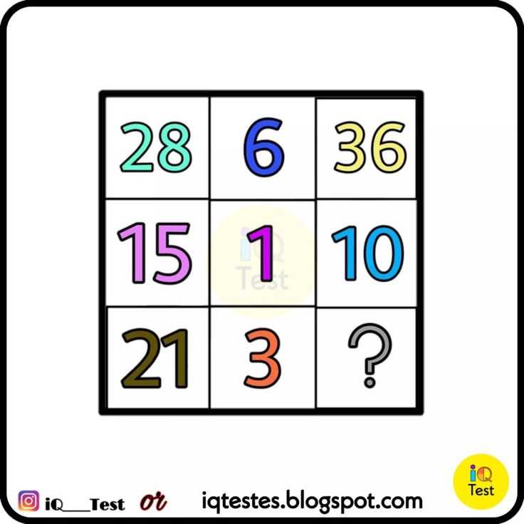 free printable iq test with answers