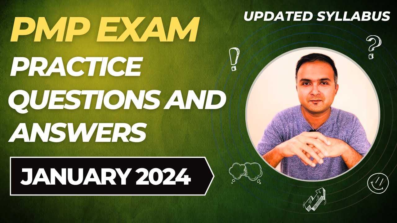 pmp practice exam with answers