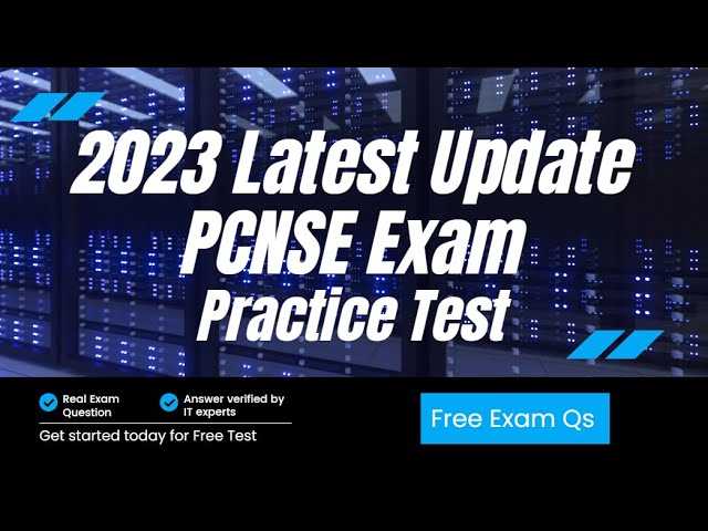 pcnse exam questions and answers