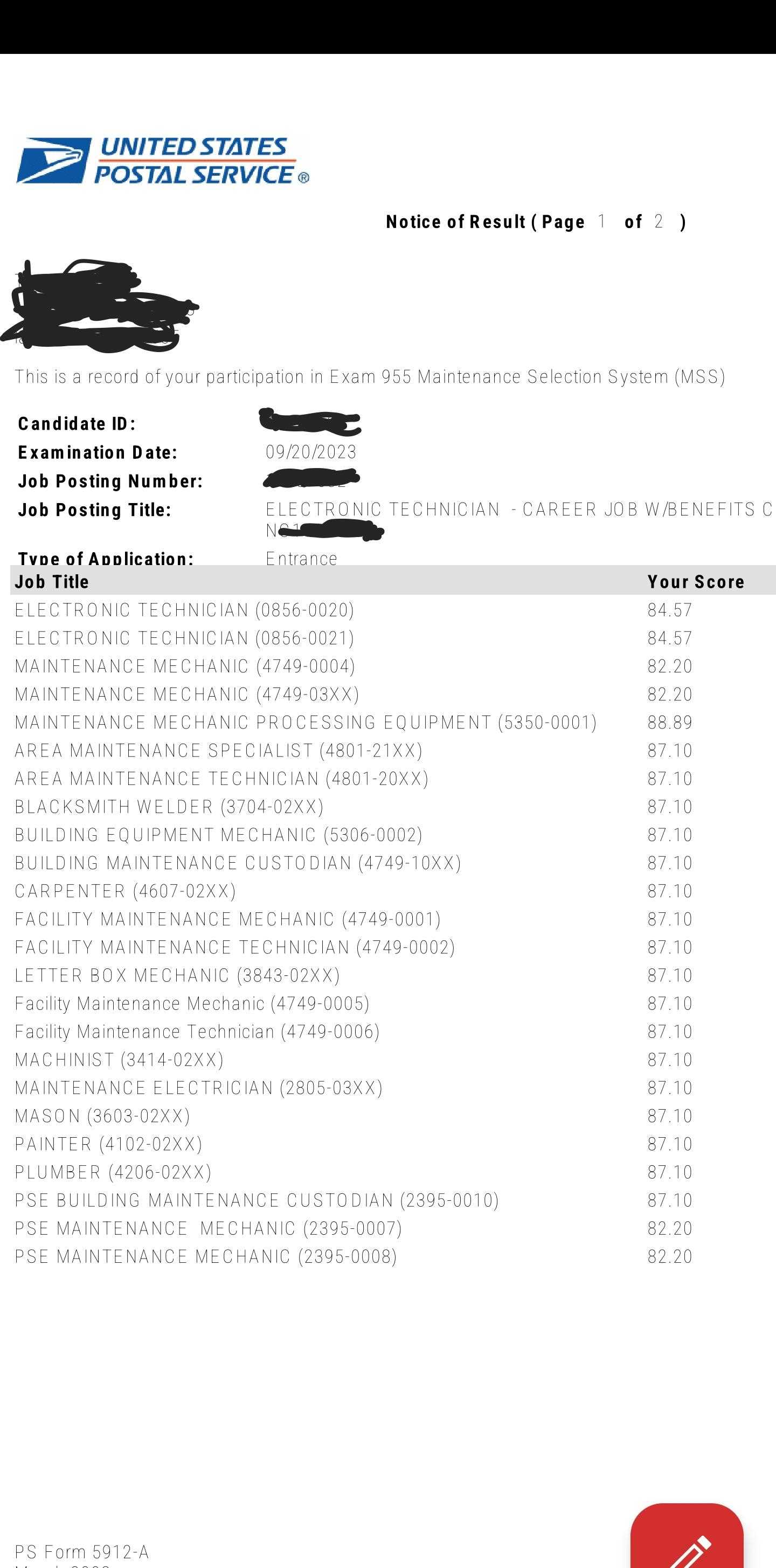 usps postal exam study guide