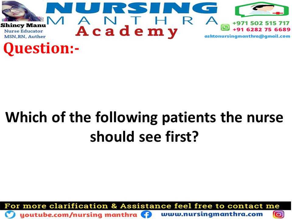 question and answer nursing exam