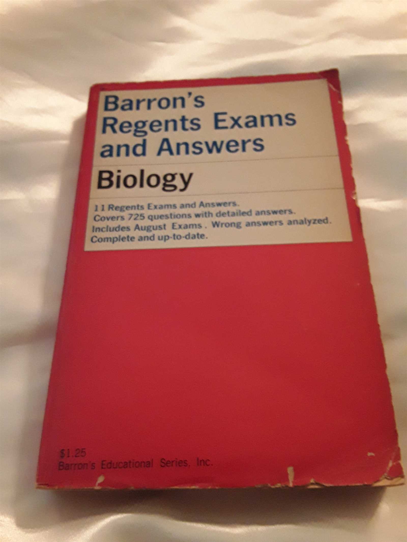 barrons regents exams and answers biology the living environment