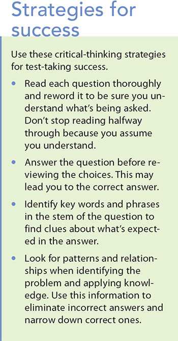 how to answer nursing exam questions