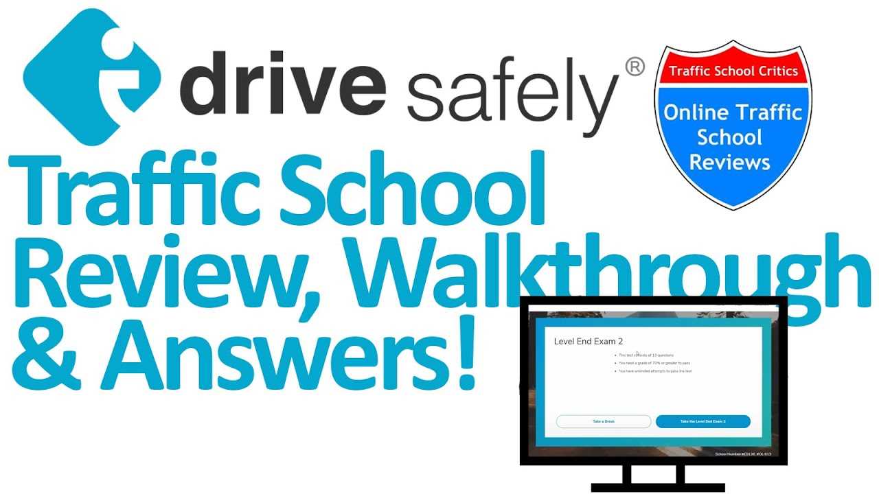 traffic school online final exam answers