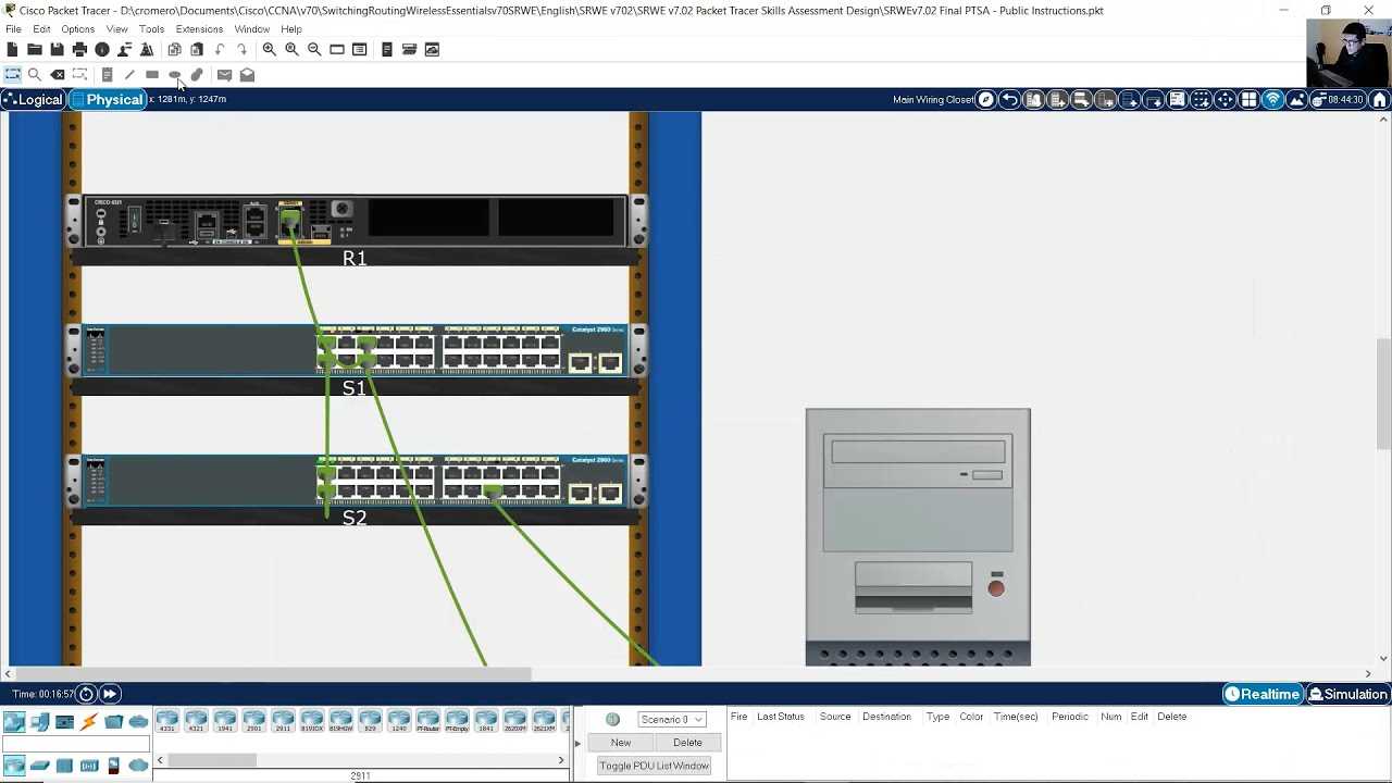 ccna 2 final practical exam