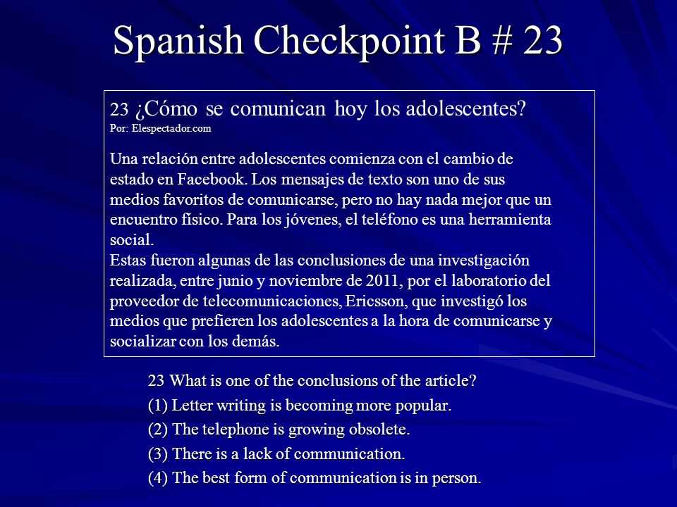 flacs checkpoint b spanish exam june 2015 answers