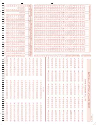 bubble answer sheet 1 50