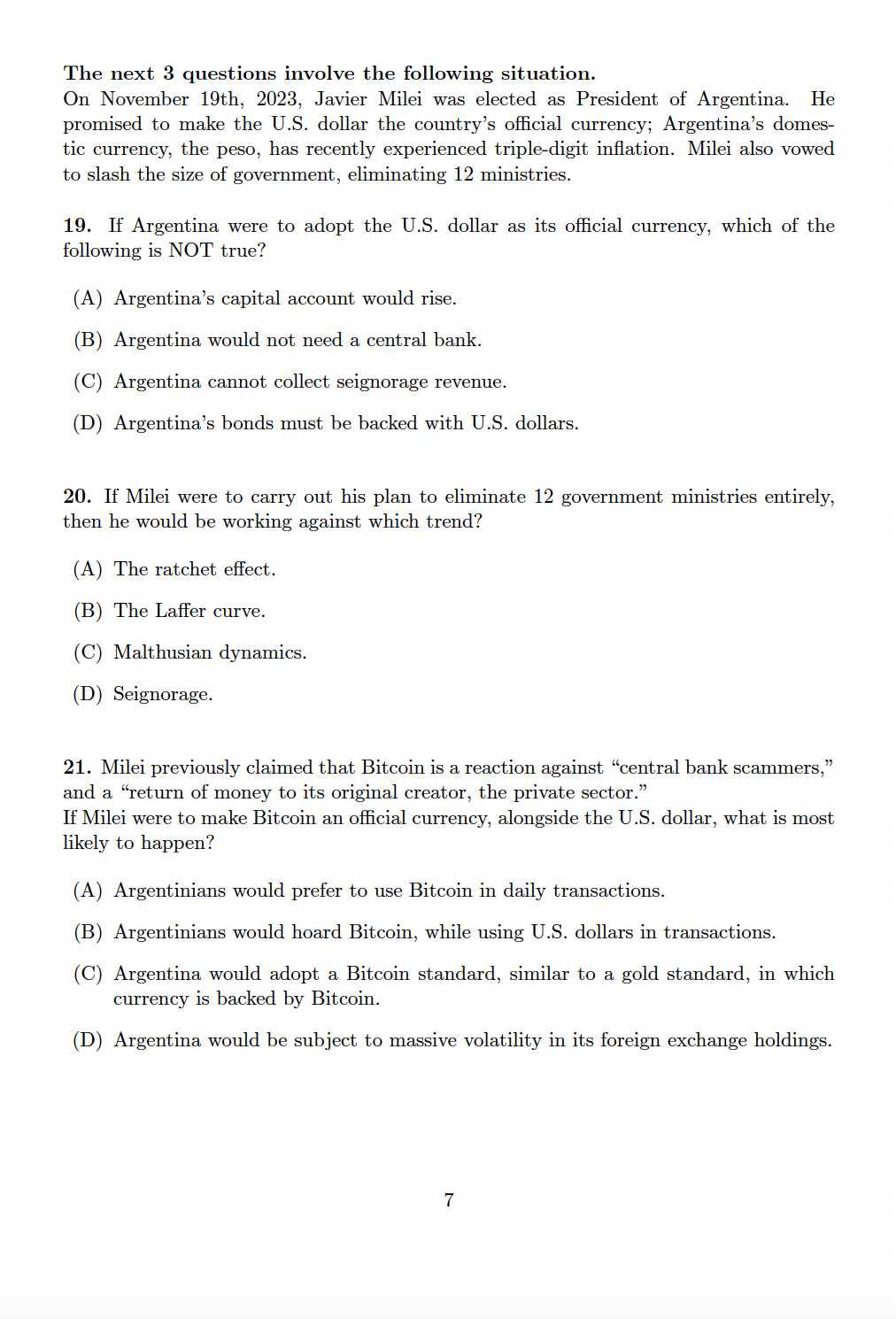 econ personal finance final exam answers