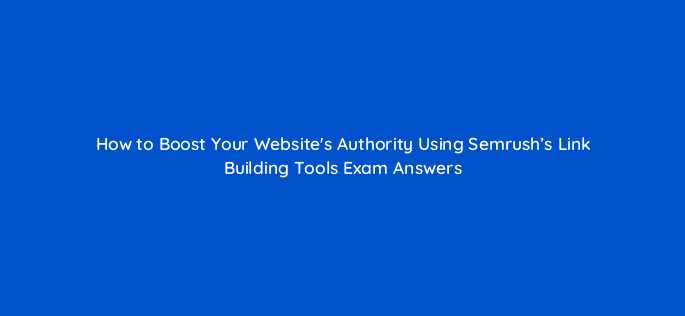 semrush seo toolkit exam answers