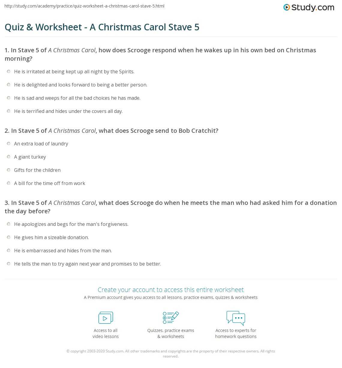 stave 2 a christmas carol questions and answers