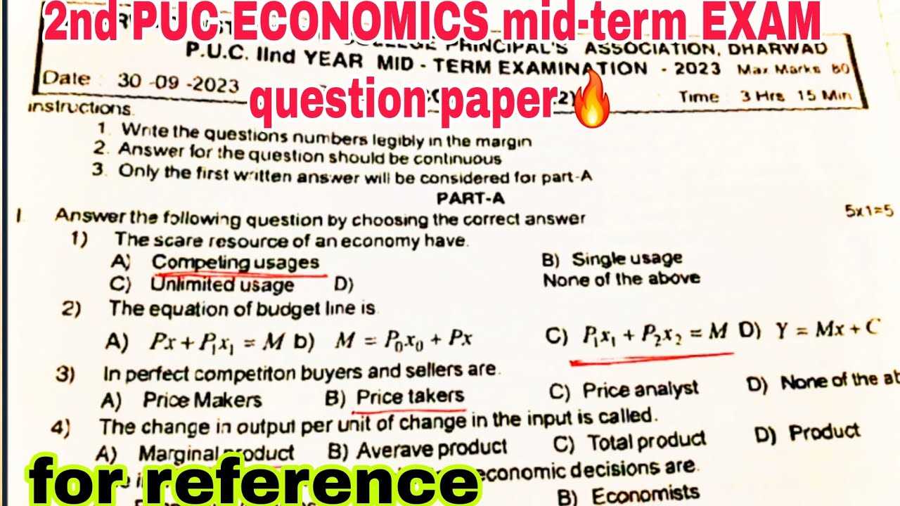 macroeconomics midterm exam with answers