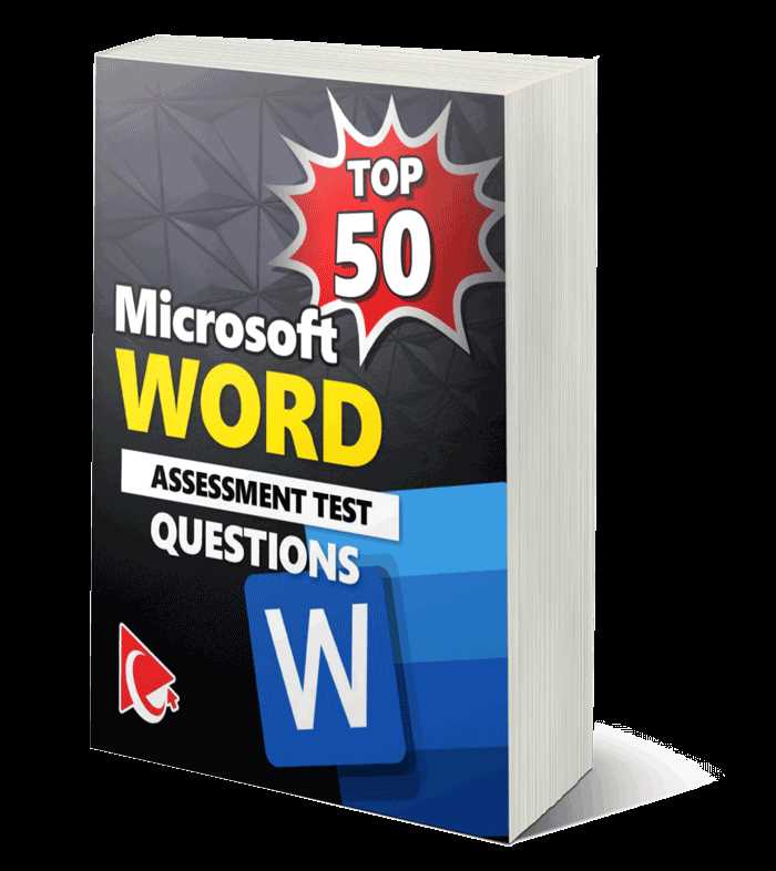 word exam questions and answers