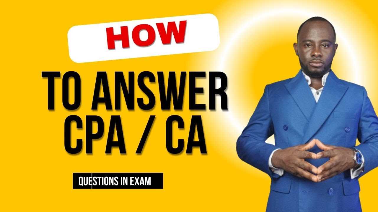 cpa exam questions and answers