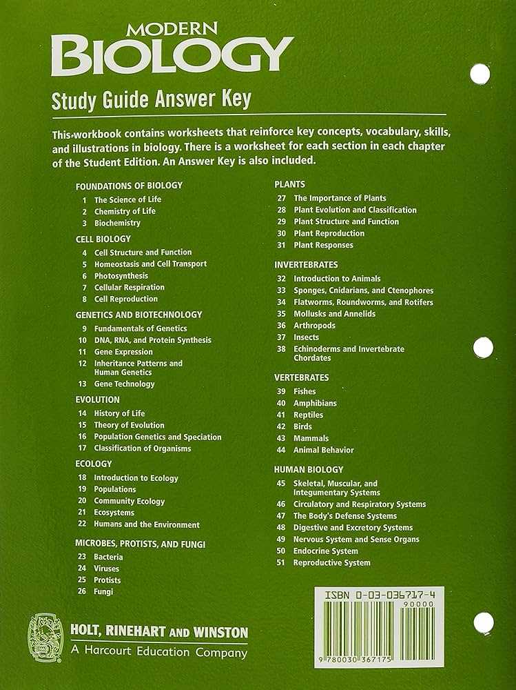 biology review sheet answers