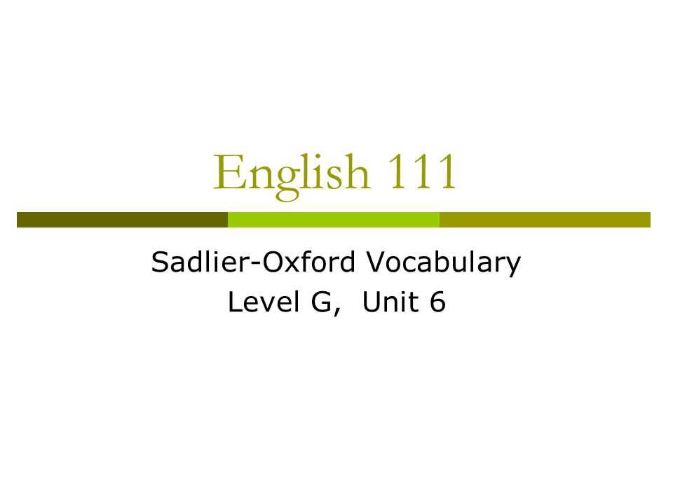 vocab unit 6 level g answers