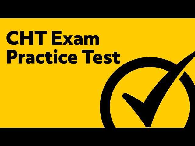 cht practice exam