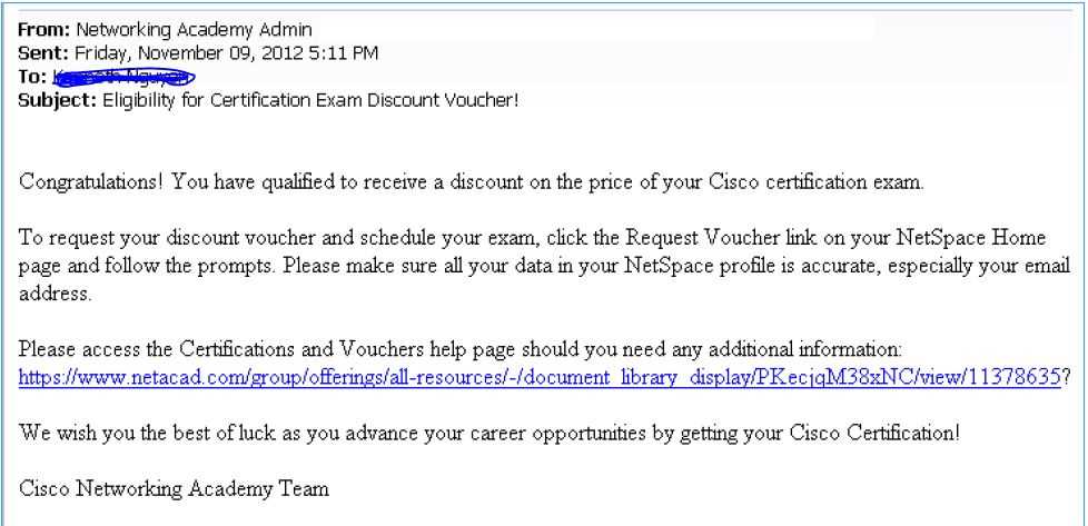 discount cisco exam vouchers