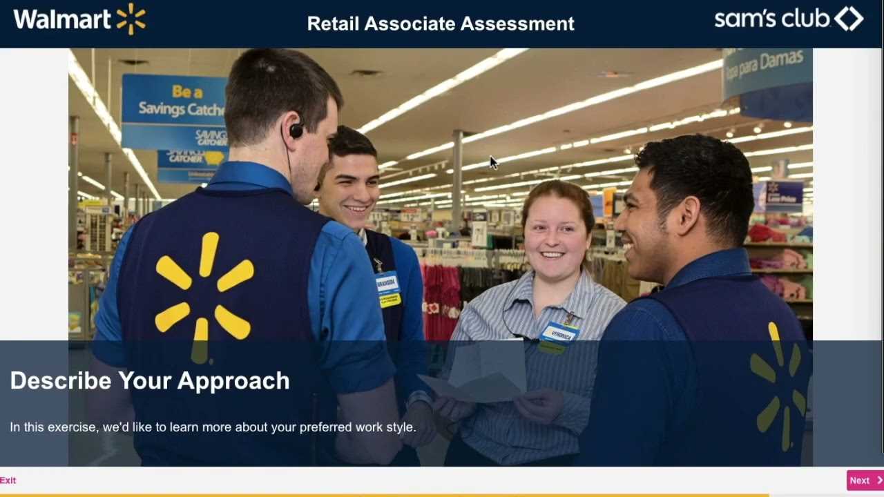 walmart pre assessment test answers