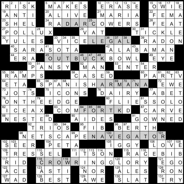 washington post sunday crossword answers